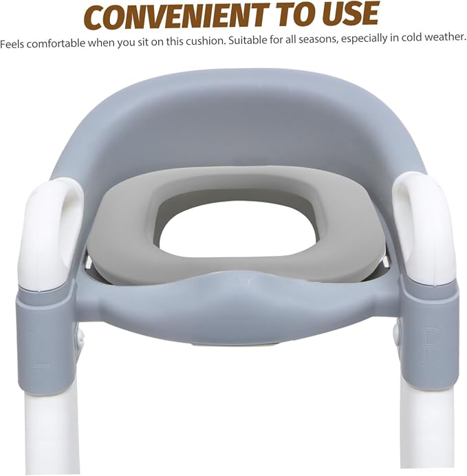 Toilet Seat Cover Seat Pad Potty Training Toilet Soft Pu Material Easy Install