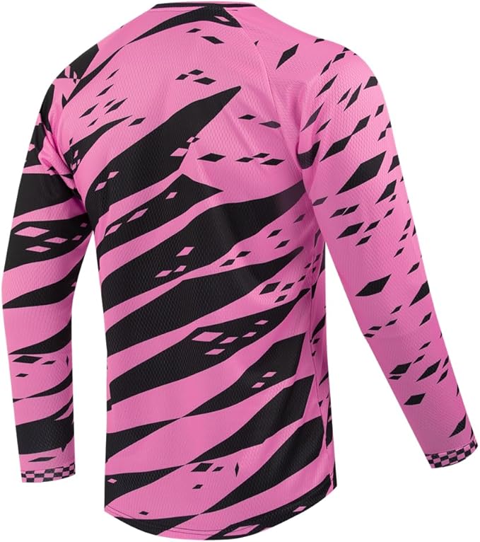 Youth Dirt Bike Jersey, Kids Mountain Bicycle Shirt Long Sleeve Powersports Children Downhill Jerseys for Big Kids