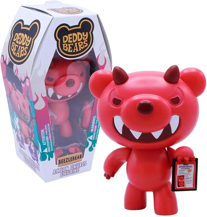 Just Toys LLC Deddy Bears Series 1 Beezlebear – 4" Buildable & Customizable Action Figure