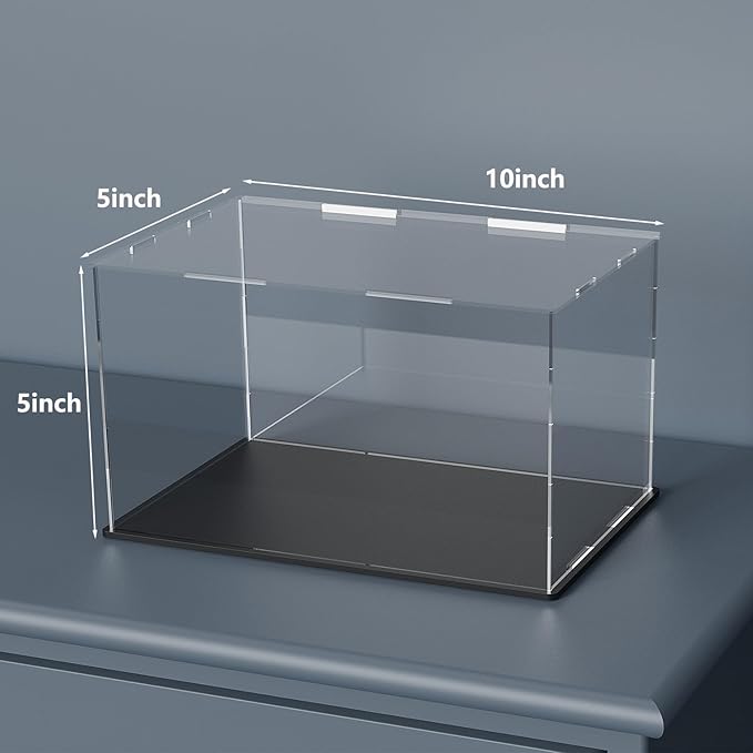 Acrylic Display Case for Showcase, Clear Long Acrylic Box for Displaying 1:24 and 1:32 Diecast Car Models, Collectibles, Figures and Arts