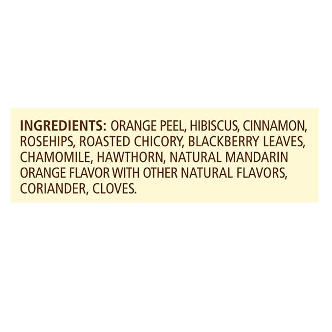 Celestial Seasonings Herbal Tea, Mandarin Orange Spice, 20 Count (Pack of 6)