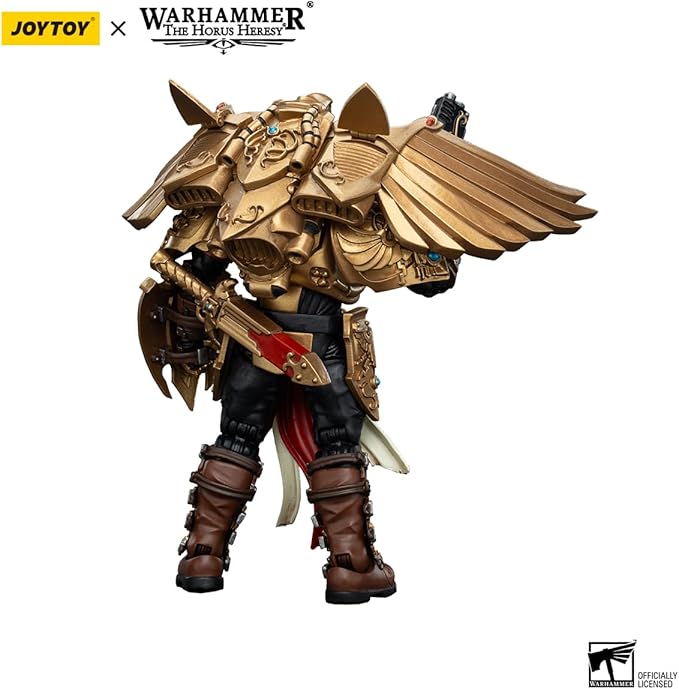 JOYTOY Warhammer The Horus Heresy Legio Custodes Custodian Venatari Squad Venatari with Kenetic Destroyer 1, 1:18 Scale 5.4in Action Figure Mecha Joy Toy Collection Model