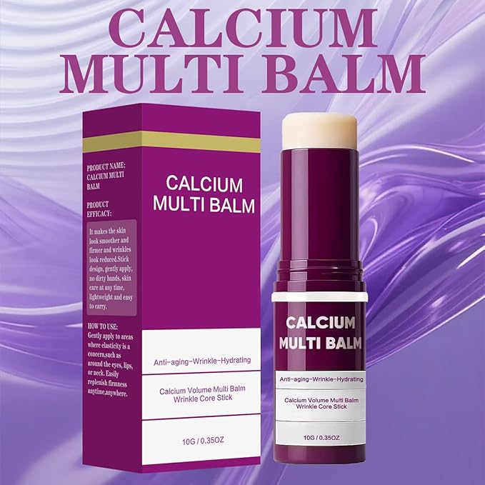 Calcium Multi Balm Stick, Calcium Volume Multi Balm, Firming & Hydrating Collagen Cream for Face, Eyes, Neck