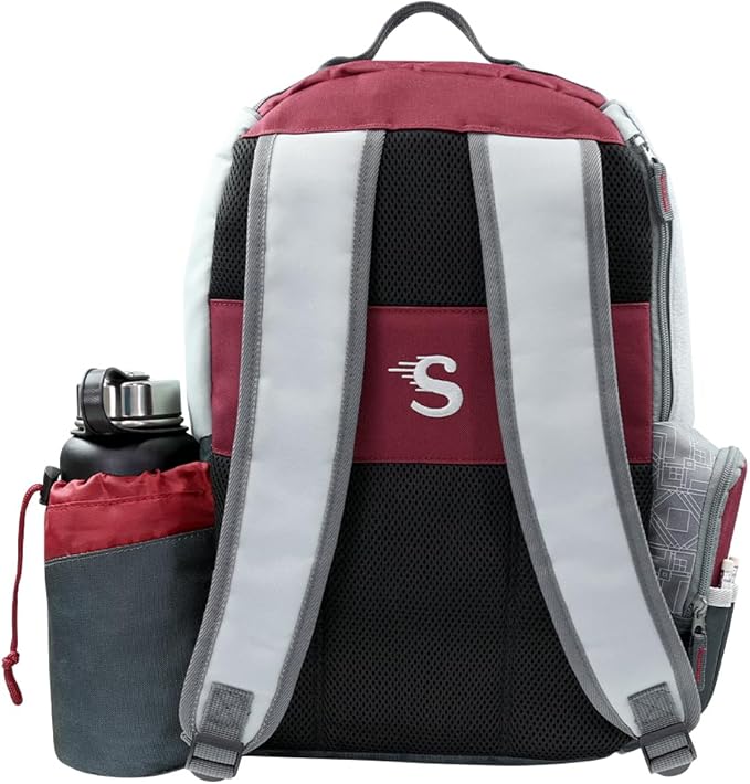 Streamline Discs Shuttle Disc Golf Backpack Bag (Burgundy/Black)