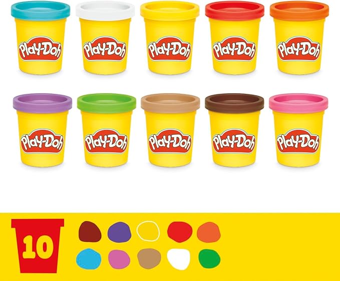 Play-Doh Sizzlin' Grill Playset with Lights & Sounds, 17 Accessories, BBQ Toys for Boys & Girls 3+, Play Food Arts & Crafts, Red