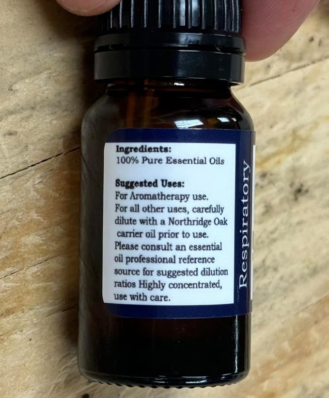 Respiratory Relief Essential Oil Blend Combo pack, 10ml Full Strength with Roller: Breathe Easy, Alleviate Coughs, Colds,Sinus Issues and Congestion- Ideal for Humidifiers and Diffusers