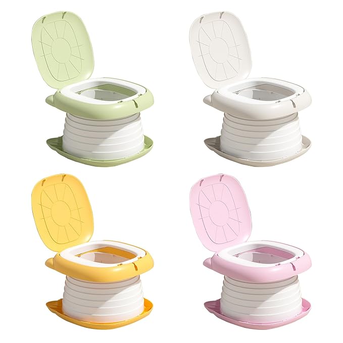 Children's Removable Toilet Portable & Sturdy Baby Potty Secure & Easy to Clean Children Travel Toilet for Travel Safe and Toilet