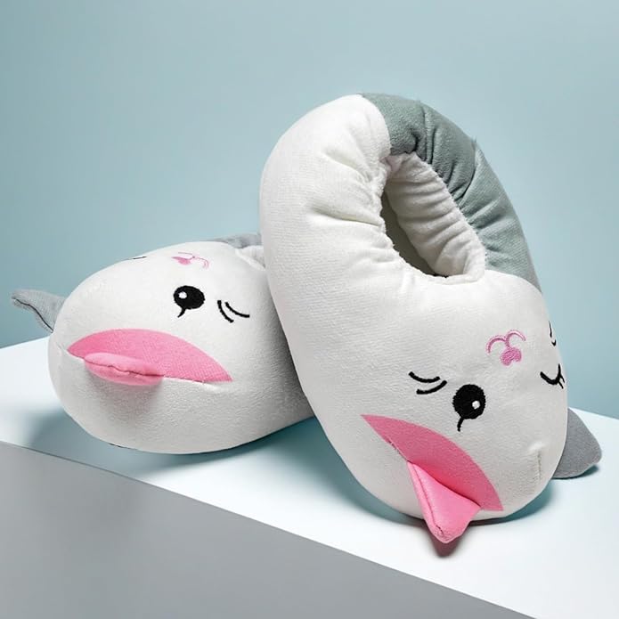 IceUnicorn Toddler Slippers Kids Cute Funny Animal House Shoes Girls Boys Christmas Fluffy Bedroom Indoor Slipper, Cat, Bunny, Unicorn, Axolotl, Fox