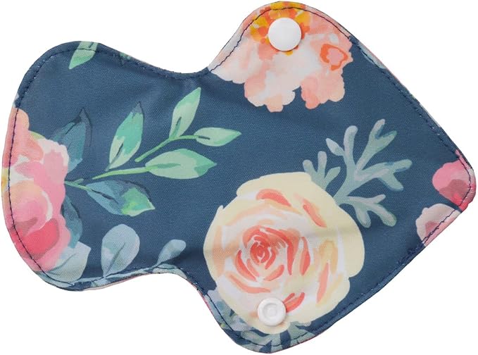 5 Thong Panty Liners 1 Wet Bag Cloth Menstrual Pads Sanitary Reusable Washable (Scales Pack)
