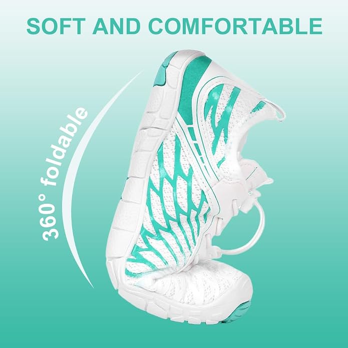ELETON Barefoot Shoes Women Men Footwear, Wide Toe Box Hiking Zero Drop Non-Slip Quick-Dry River Boat Pool Beach Water Shoes, Lightweight Swimming Running Walking Sneakers Unisex