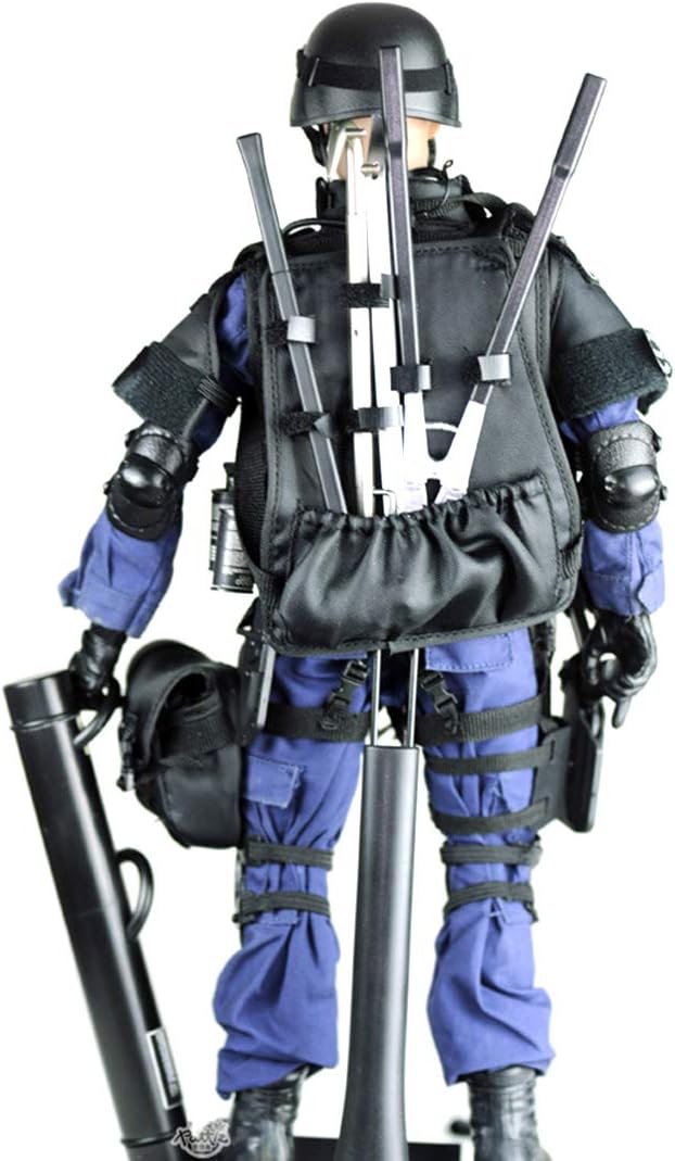 12inch Soldier Action Figure Model, 1/6 Scale Realistic Army Military Police Soldier Model Set with Accessories Collection Toys