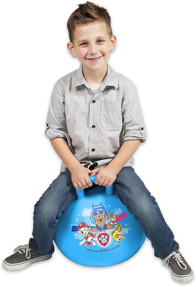 Paw Patrol Hopper Ball Set - 15" Ball for Boys and Girls Activities, Parties With Stickers | Outdoor Toys for Toddlers