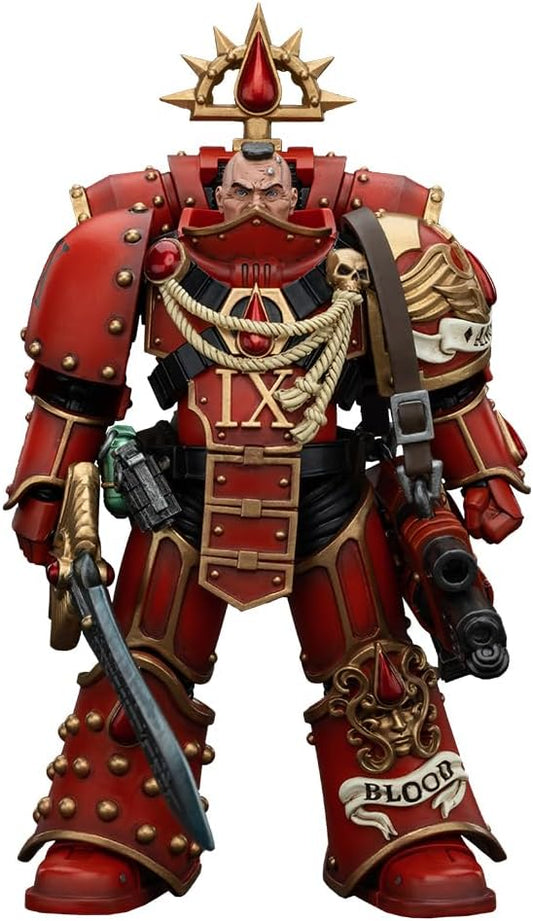 JOYTOY-Warhammer The Horus Heresy -1:18-Action Figure-Blood Angels Raldoron First Captain of The Blood Angels-Collection Model Birthday Gifts-4.9-Inches