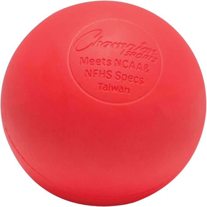 Champion Sports Lacrosse Balls – Official Size SEI Certified, Multi-Color Packs of 3, 6, or 12 for Practice & Games
