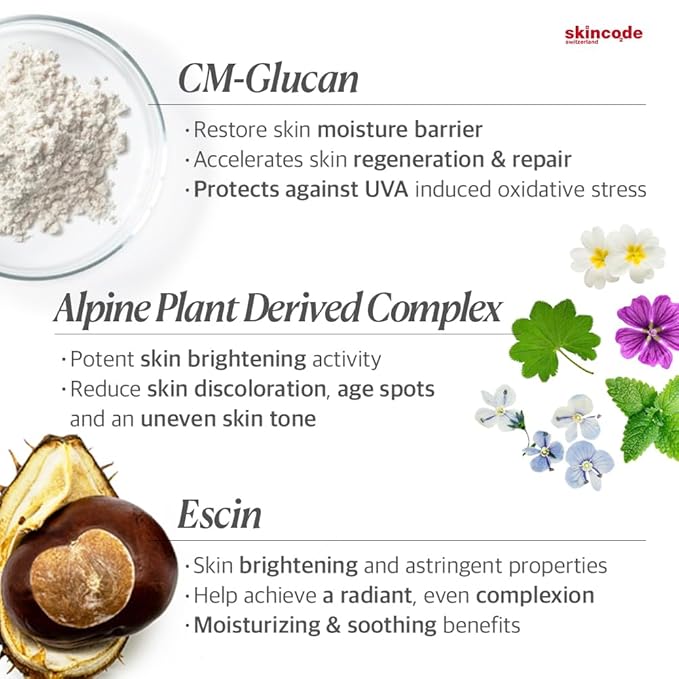 Skincode Essentials AlpineWhite Brightening Eye Contour Cream, 15ml