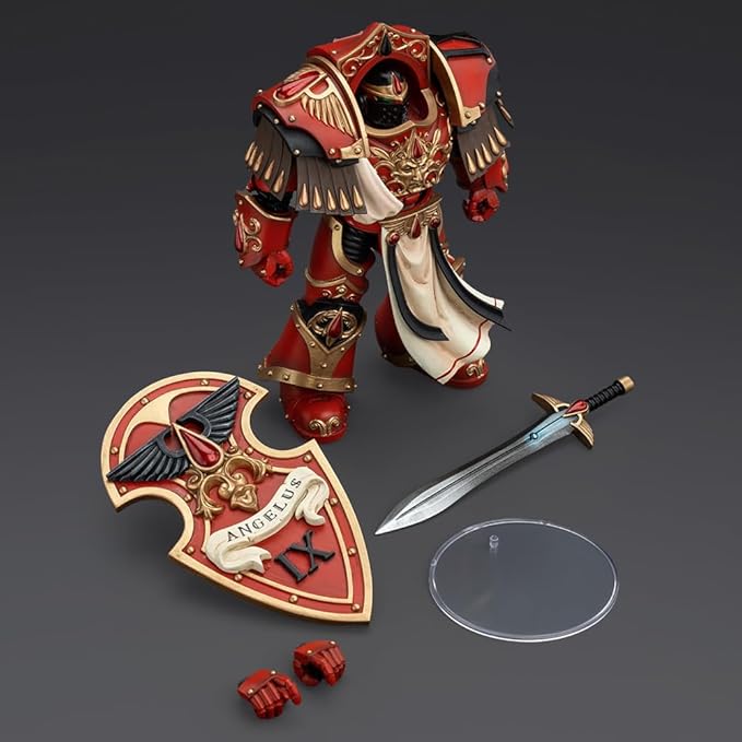 JOYTOY Warhammer The Horus Heresy 30k 1/18 Action Figure Blood Angels Crimson Paladins Squad 5PCS Collection Model Birthday Gift