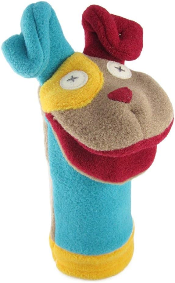 Cate and Levi Pets Collection Hand Puppets-Set of Three Includes Puppy, Bunny and Frog (100% USA Polar Fleece)