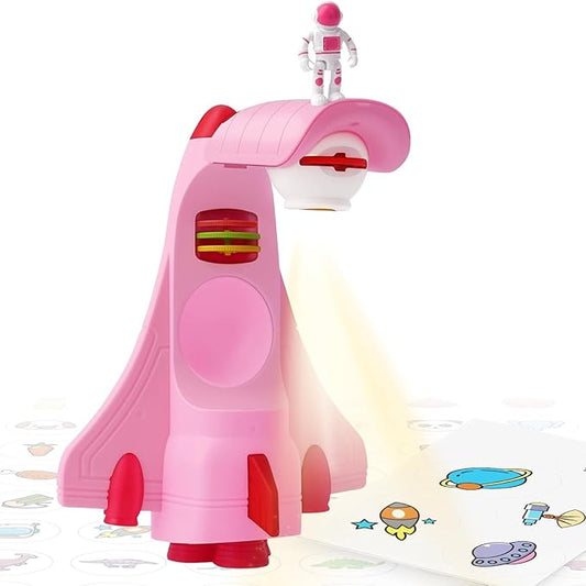 Drawing Projector for Kids Tracing Drawing Projector Smart Art Sketcher Projector Toys for 3 4 5 6 7 8 Year Old Boys Girls Gifts (Pink)