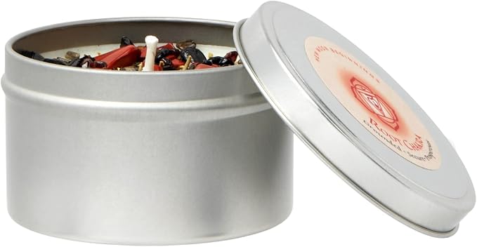 Root Chakra Candle by New Moon Beginnings - Chakra Candles - Crystal & Herb Candles - Aromatherapy Candles - Soy Candle