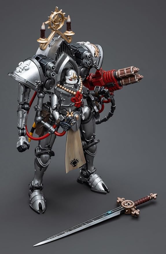 JOYTOY Warhammer 40K 1/18 Action Figures, Adepta Sororitas Order of The Argent Shroud Paragon Warsuit Sister Collaen Perfect for Collectors & Decor, an Ideal Figurine Gift - JT4669