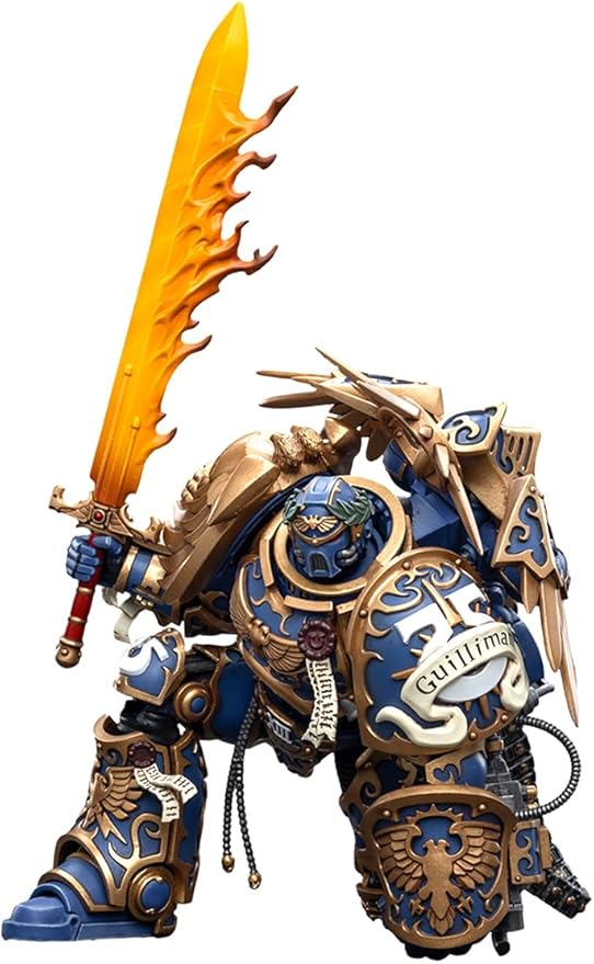 JOYTOY Warhammer 40K 1/18 Action Figures, Ultramarines Primarch Roboute Guilliman Perfect for Collectors & Decor, Ideal Gift for Birthdays, Christmas, Character Figure - JT6342