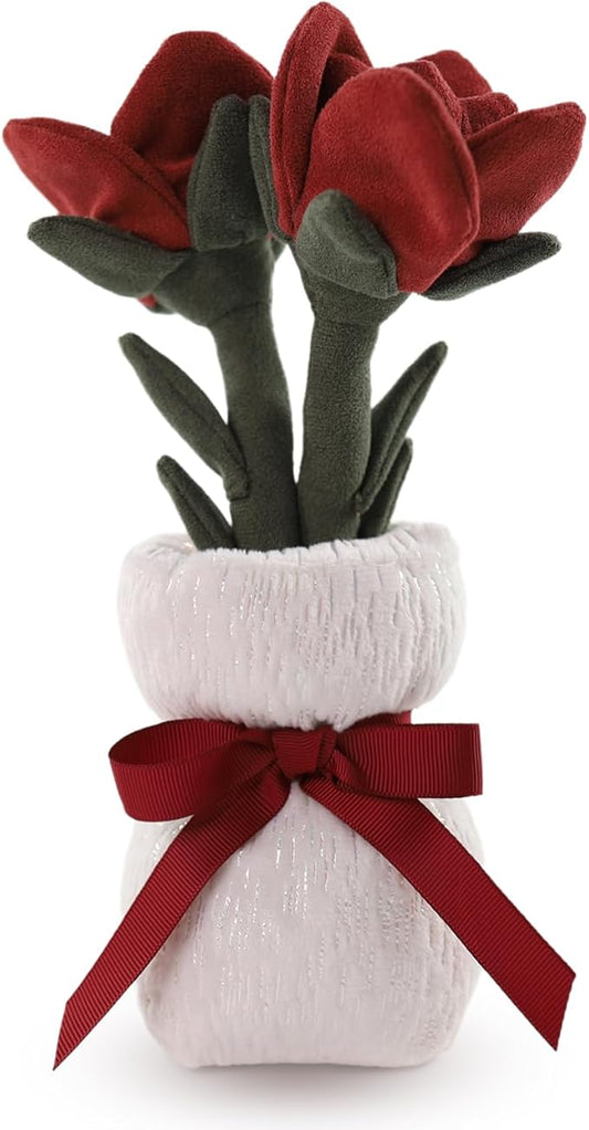 Sew Butiful Rose Flower Plush Creative Stuffed Plants Room Decoration Birthday Gift for Girls, Kids Christmas