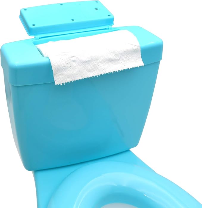 XKMT- Baby Kids Portable Blue Portable Toddler Potty Training Toilet w/Flushing Sound Baby Chair Seat Kid [P/N: ET-BABY004-BLUE]