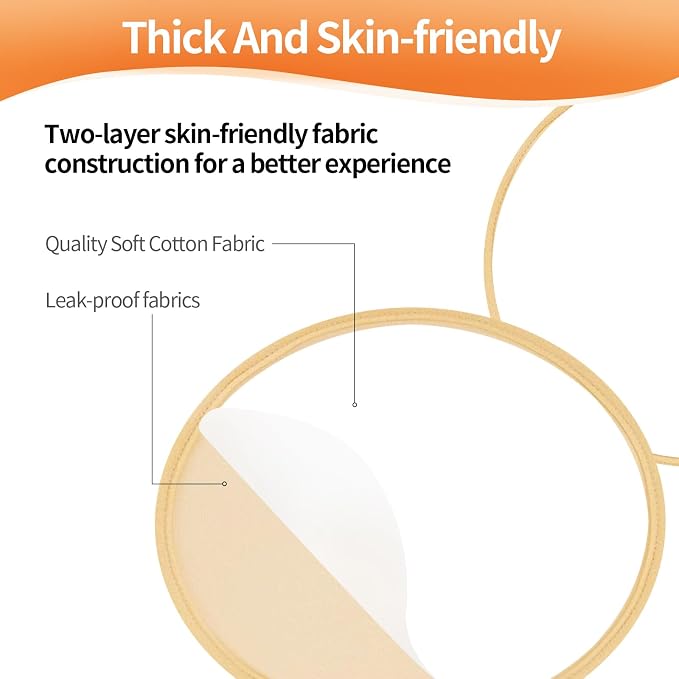 Castor Oil Pack, Reusable Castor Oil Packs Kit AdjustableElastic Cloth Safe Organic German Cotton Plus Size forBelly, Waist, Back, Neck and Joint Care (Breast Pack)