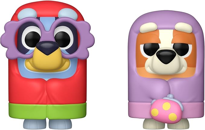 Funko Pop! Animation: Bluey - Granny Janet and Granny Rita, 2-Pack - Amazon Exclusive - Collectable Vinyl Figure - Gift Idea - Official Merchandise - Toys for Kids & Adults - for Collectors & Display
