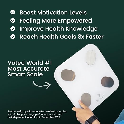 Hume Health The Body Pod - Home Body Analyzer Bluetooth App - 45+ Key Health Metrics - Accurate Personalized Data - Body Composition Scale - Smart Scale for Body Weight