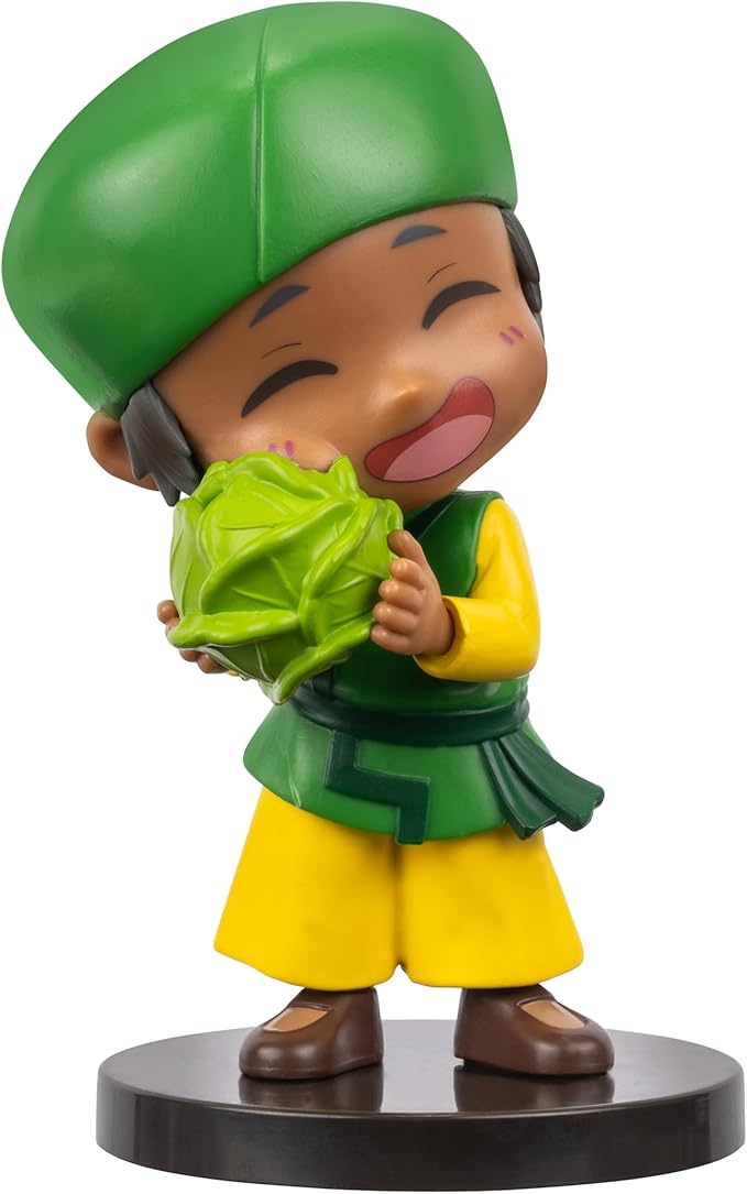 Jazwares Avatar: The Last Airbender CAI - 4-Inch Mini Figure in Kawaii Style in Dynamic Pose with Display Base