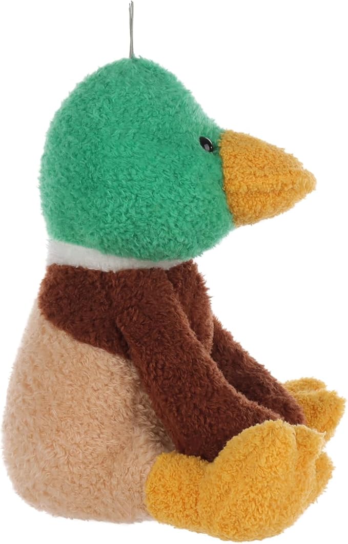Apricot Lamb Velvet Mallard Duck Plush Stuffed Animals for Kids, Soft Cute Plush Toys for Baby Girl and Boy, Fluffy Velvet Mallard Green