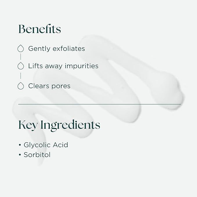 Marini SkinSolutions Bioglycolic Face Cleanser - Gentle Resurfacing Facial Wash with Glycolic Acid - Non Foaming, Non Irritating - Cruelty Free - Made in the USA - 6 fl oz