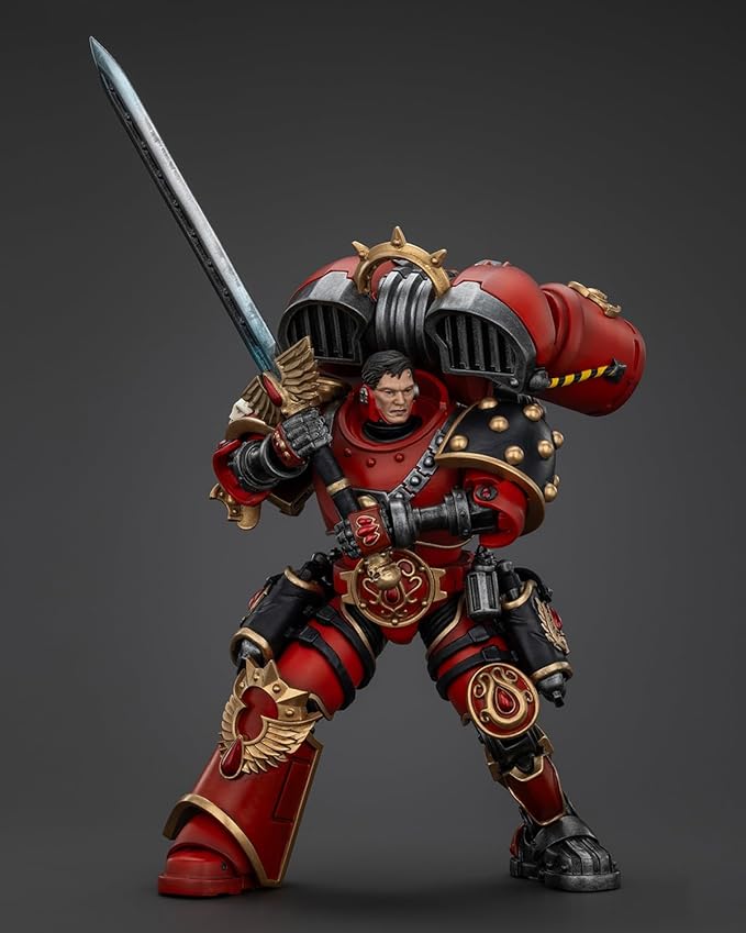 JoyToy Warhammer 40K Genuine License 1:18 Action Figure, Blood Angels Dominion Zephon, 4.96 inch Collectible Action Figures Sets