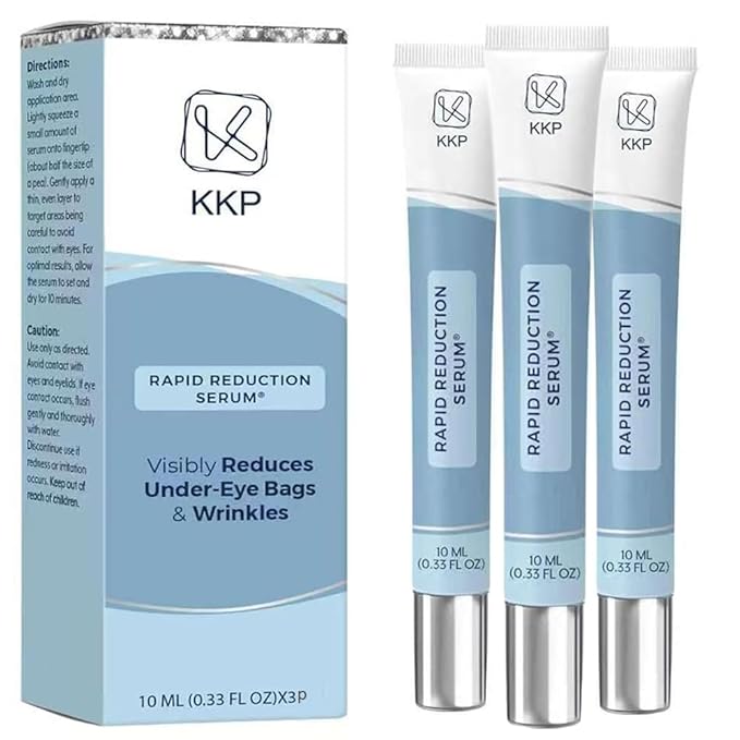 KKP Rapid Reduction Eye Serum & Face Lift Cream - Visibly Reduces Under-Eye Bags, Wrinkles, Dark Circles, Fine Lines & Crow's Feet Instantly, Anti Aging Wrinkle Remover for Face