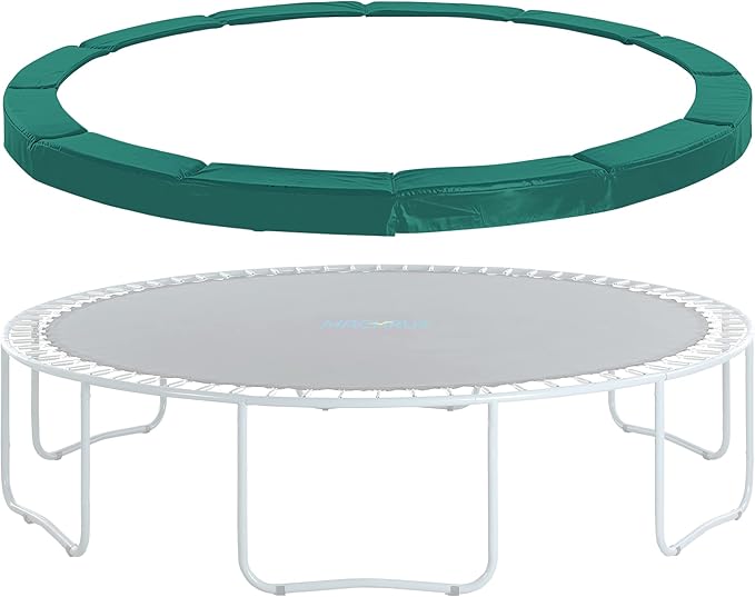 Machrus Upper Bounce Round Trampoline Replacement Safety Pad Spring Cover, Protective Accessories