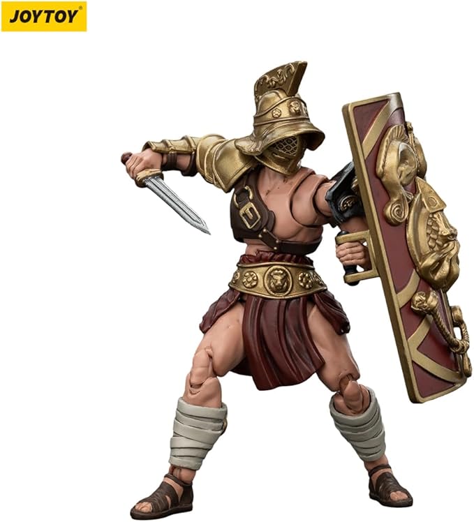 JOYTOY 1/18 Strife Roman Gladiator Murmillo Collector's Edition Action Figure-4.25in