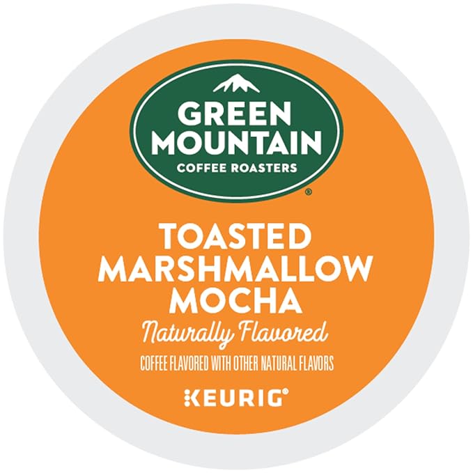 Green Mountain Coffee Roasters Toasted Marshmallow Mocha Keurig Single-Serve K-Cup Pods, Light Roast Coffee, 96 Count (4 Packs of 24)