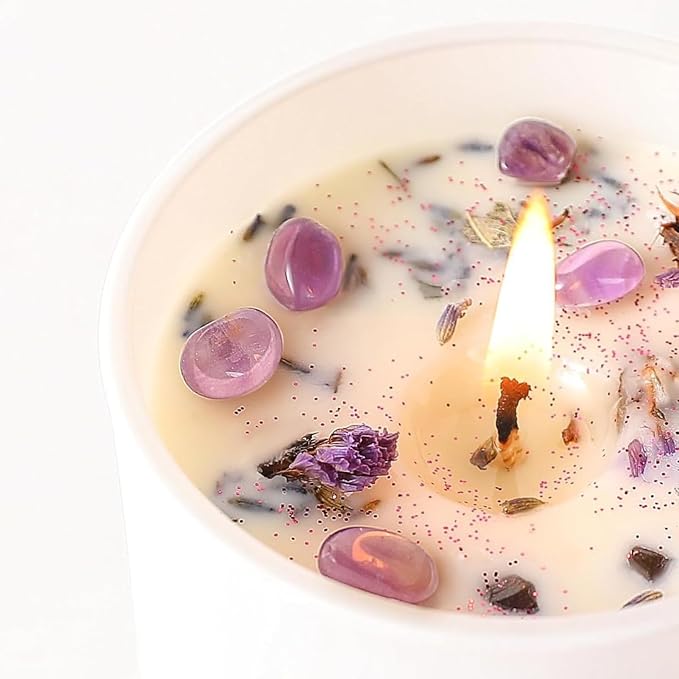 Lavender Scented Candles for Women, 7oz Soy Candles for Home Scented, Birthday Gifts Mother's Day Candles, Suitable for Women