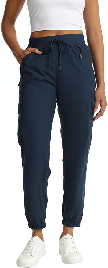 Women's Joggers Cargo Pants Lightweight Quick Dry Hiking Running Pants for Athletic Casual & Outdoor