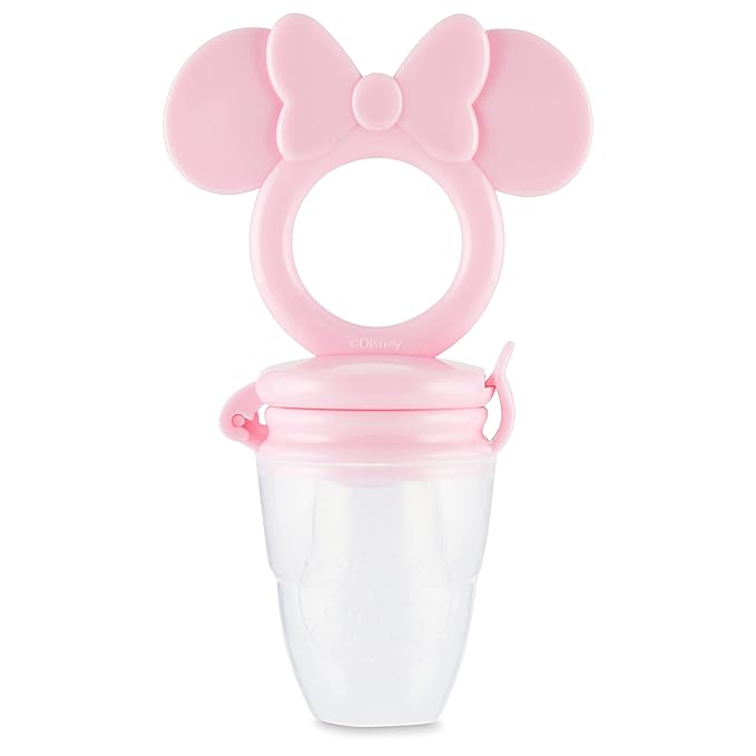 Disney Mickey and Minnie Teether with Fruit Feeder - Safe and Durable Design for Soothing Your Baby's Teething Pains