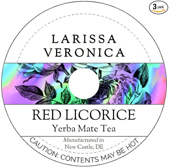 Red Licorice Yerba Mate Tea (Single Serve K-Cup Pods) (12 pods, ZIN: 574374) - 3 Pack