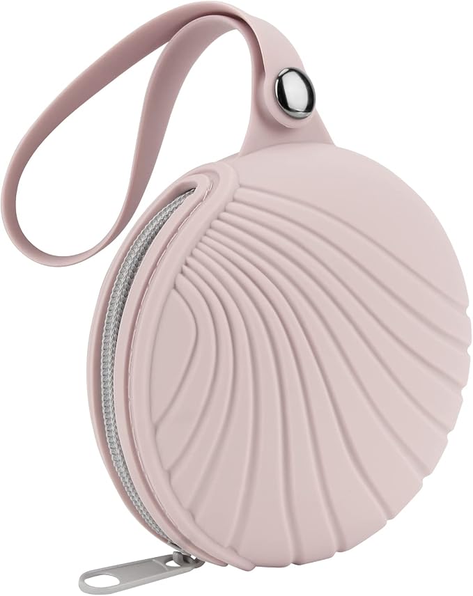 Menstrual Cups Case Storage Bag Travel Period Cup Carrying Pouch Washable Leak-proof Silicone Bag for Menstrual Cup, Tampons, Keys and Other Small Items (Pink)
