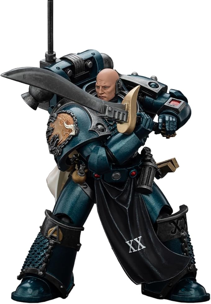 JOYTOY Warhammer The Horus Heresy 1/18 Action Figure-Alpha Legion Harrowmaster Armillus Dynat-Collection Model Birthday Gifts