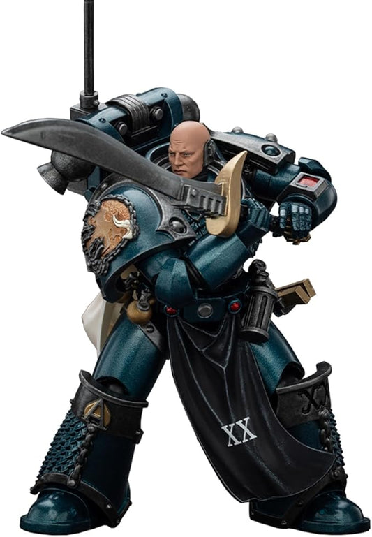 JOYTOY Warhammer The Horus Heresy 1/18 Action Figure-Alpha Legion Harrowmaster Armillus Dynat-Collection Model Birthday Gifts