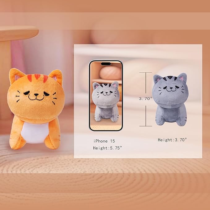 Cat Blind Box Figures,Cute Plush Blind Box,Random Design Action Figures Collectible Toys Home Decorations, Holiday Birthday Gifts,Single Box