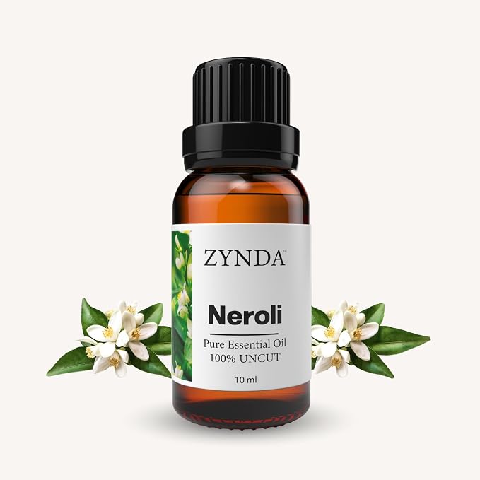 Neroli Essential Oil – 100% Pure & Natural | Organic Neroli Oil for Skin & Face | Uncut • Raw • Very Potent Essential Oils for Skincare, Aromatherapy & Daily Glow - 10ML