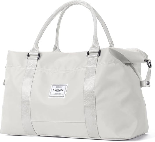 Travel Duffel Bag, Carry On Overnight Weekender Bags for Women | Travel Bag with Wet Pocket & Trolley Sleeve, For Spirit Airlines 18x14x8 Personal Item Bag