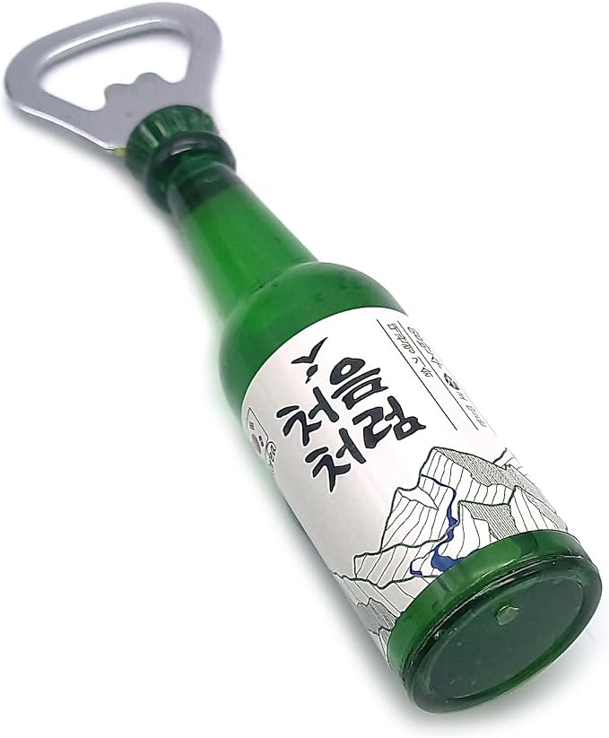 Creative Korea Soju Shape Bottle Opener Kitchen Accessories Fridge Magnets (F)