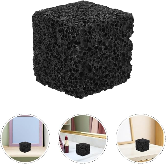 SOIMISS Lava Rock Cube Essential Oil Stone Diffuser Aromatherapy Stone Portable Scented Lava Diffuser for Office Home Decor and DIY Crafts 1.96 Inch